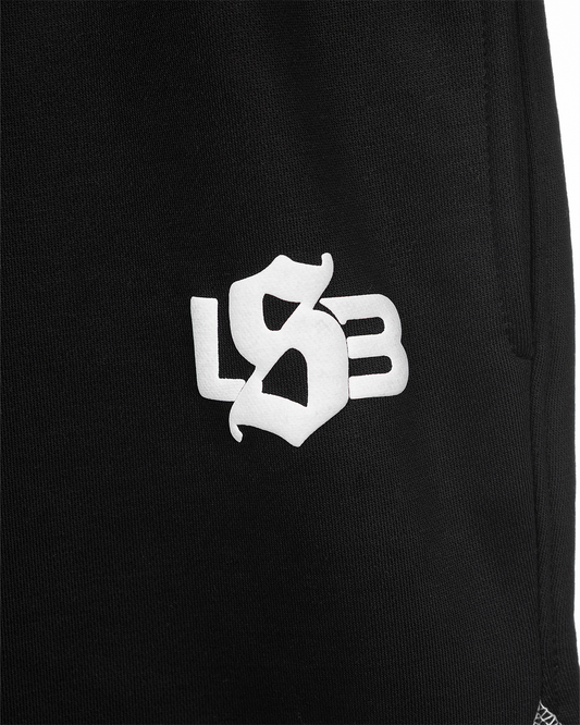 LSB BLACK CUFFED JOGGERS