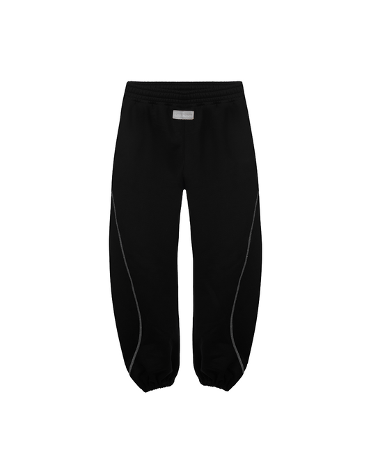 LSB BLACK CUFFED JOGGERS